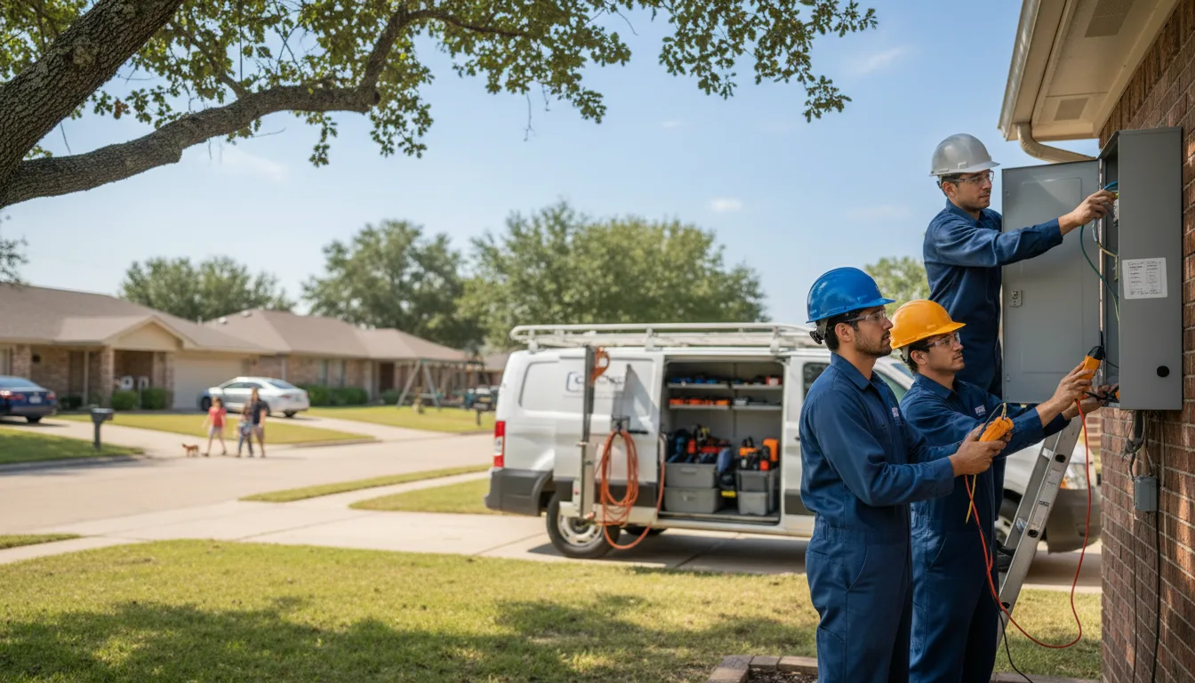Certified electrician providing emergency electrical services in Fort Rucker, AL